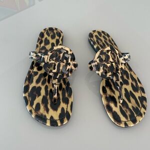 Tory Burch Miller Leopard Print Sandals